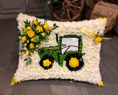 Unique John Deere Funeral Tributes: Bespoke Floral Arrangements by Kimberleys The Florist