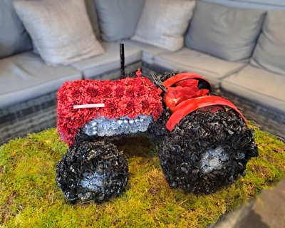 Bespoke Massey Ferguson Tractor Funeral Tribute by Kimberleys The Florist