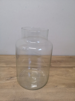 Large glass vase