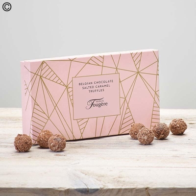 salted caramel chocolate truffle gift box