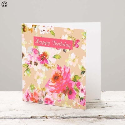 happy brithday greeting card