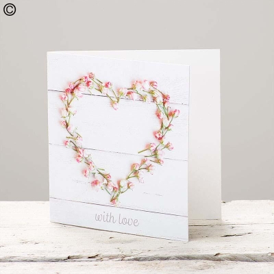 with love greeting card
