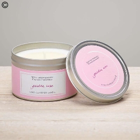 garden rose scented candle 