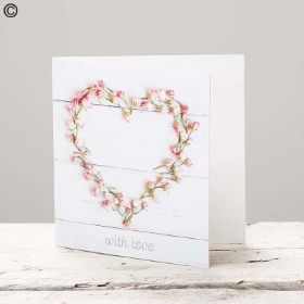 with love greeting card