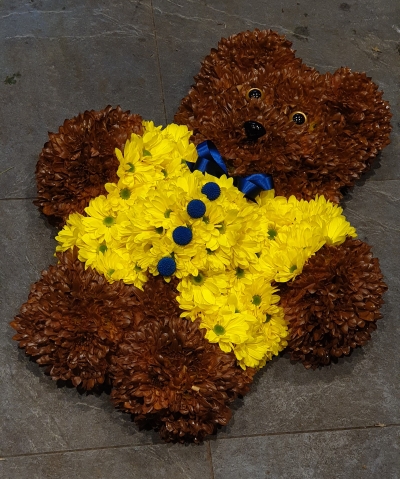 Brown Teddy with Waistcoat