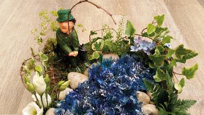 Fisherman Funeral Flower Tribute