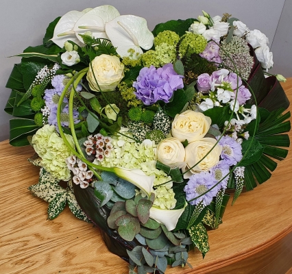 Modern Pastel Textured Heart