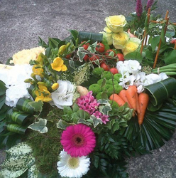 Mini Allotment Funeral Flower Tribute