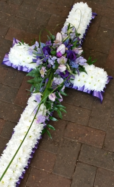 Purple and Lilac Based Cross
