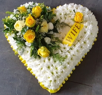 Sunshine Yellow Based Heart